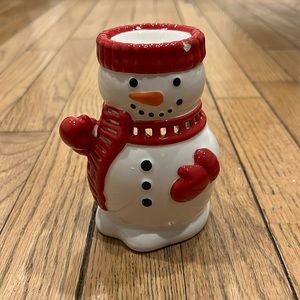 Snowman oil warmer